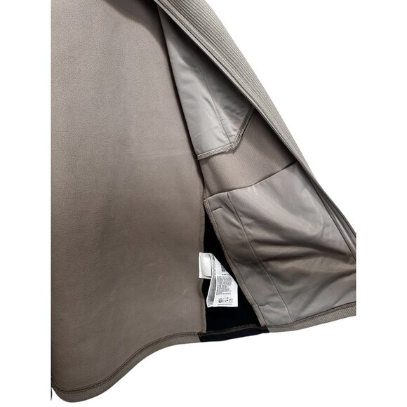 Sold Spyder Bandit Vest Men Large Beige Waffle Thermal Knit Full Zip Outdoor gor - Picture 6 of 14